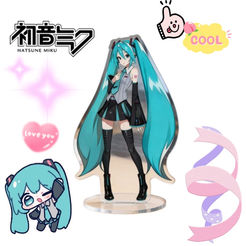 Anime Cosplay Anime - 하츠네 미쿠 10cm 아크릴 스탠드 귀여운