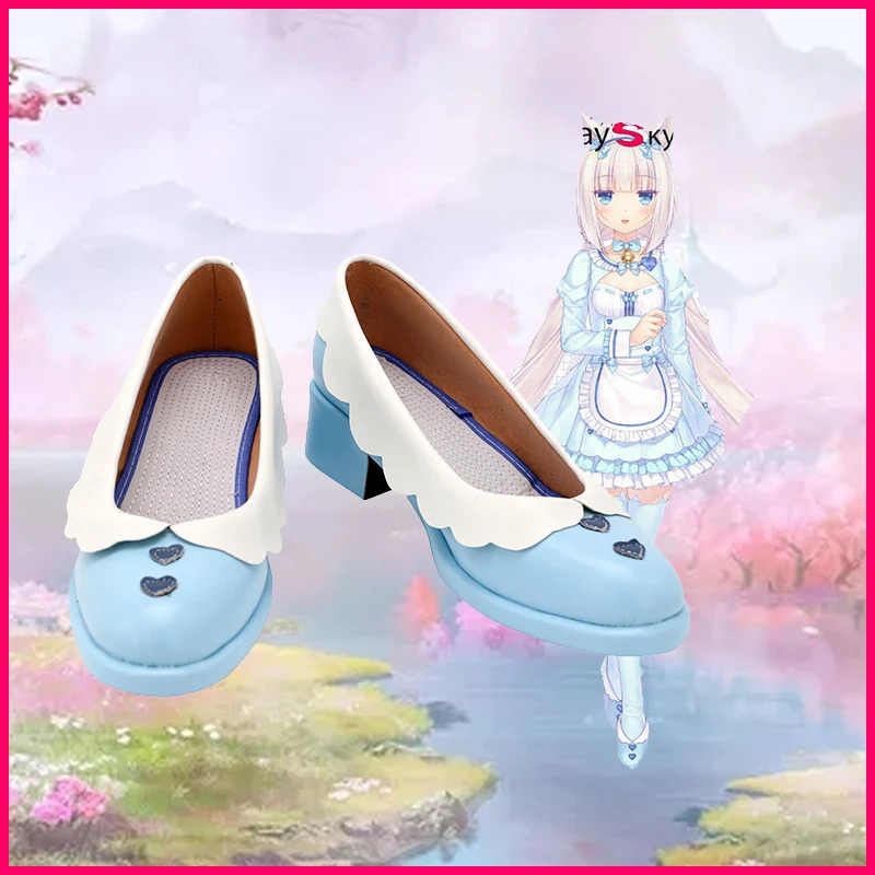 Anime Cosplay Youtube Shorts - NEKOPARA 초콜릿 바닐라 메이드 코스프레 신발