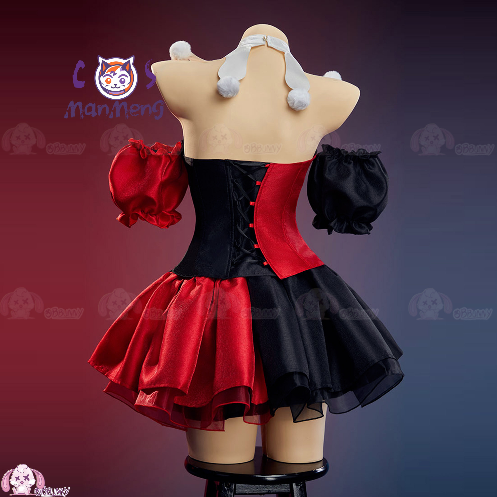 Anime Cosplay Lolita - 새로운 광대 고딕 로리타 허리 스커트