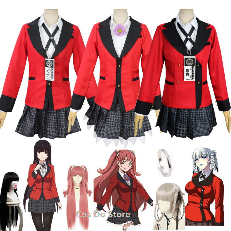 Anime Cosplay Kakegurui - 애니메이션 카케구루이 유메코 코스프레 의상, 키라리