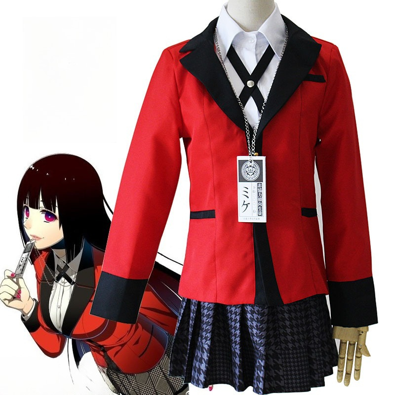 Anime Cosplay Kakegurui - 애니메이션 카케구루이 자바미 유메코 코스프레 의상