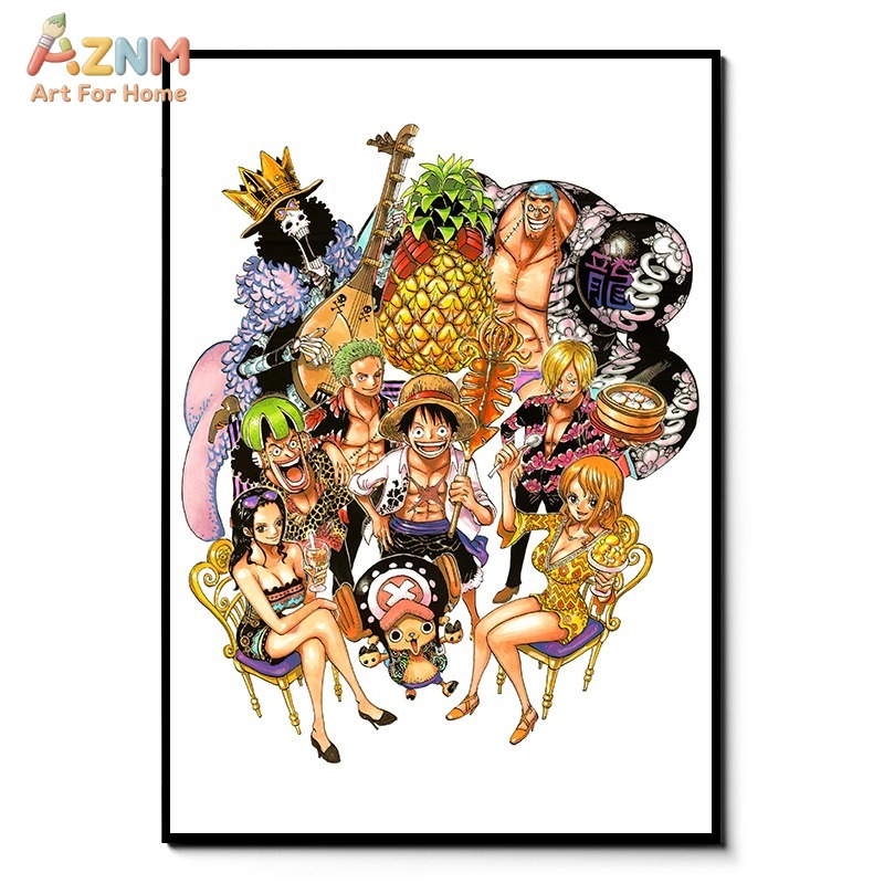 One Piece Straw Hat - AZNM 원피스 밀짚모자 해적단 풀 크루