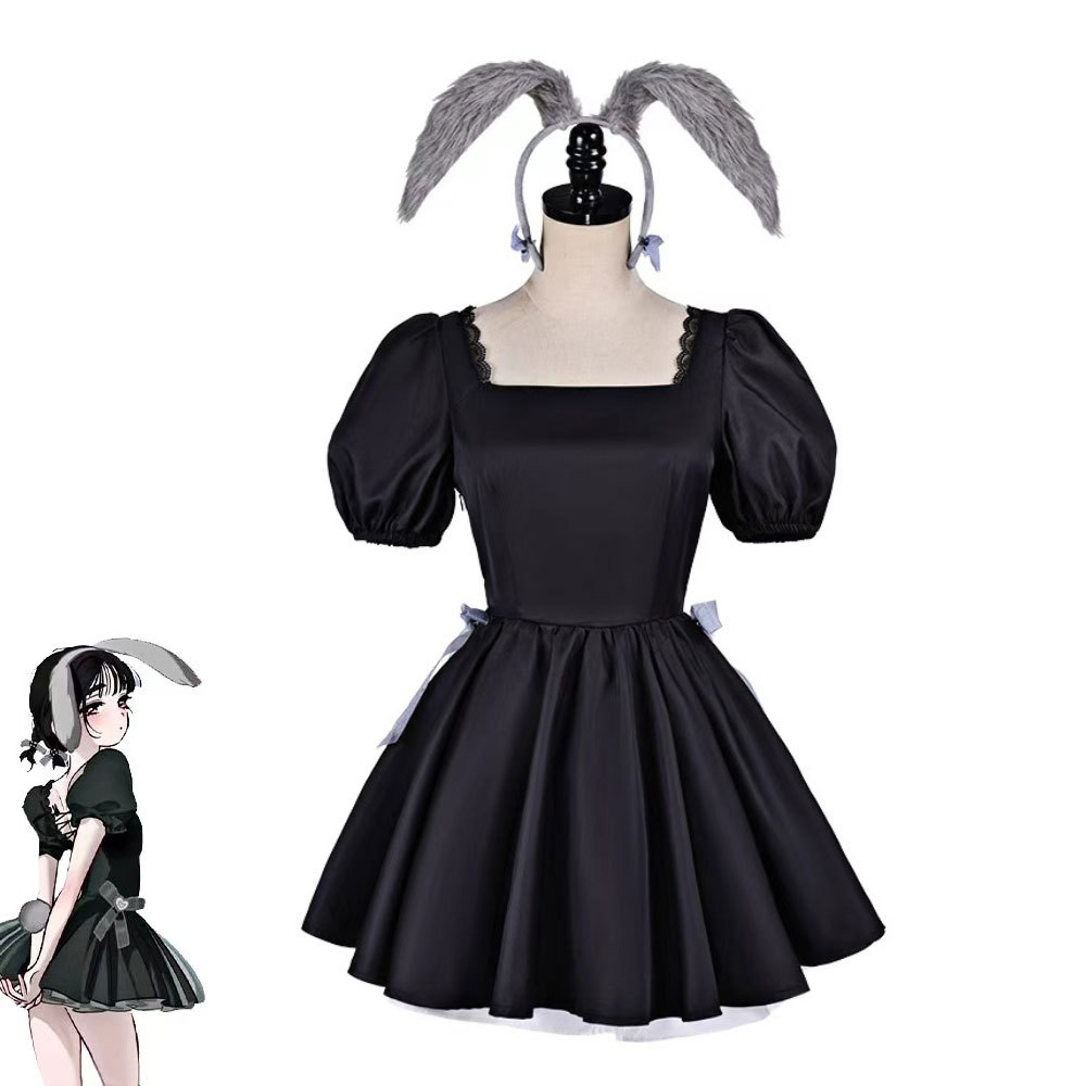 Anime Cosplay Black Girl - 수아 코스프레 스윗 버니걸 의상, 외계인