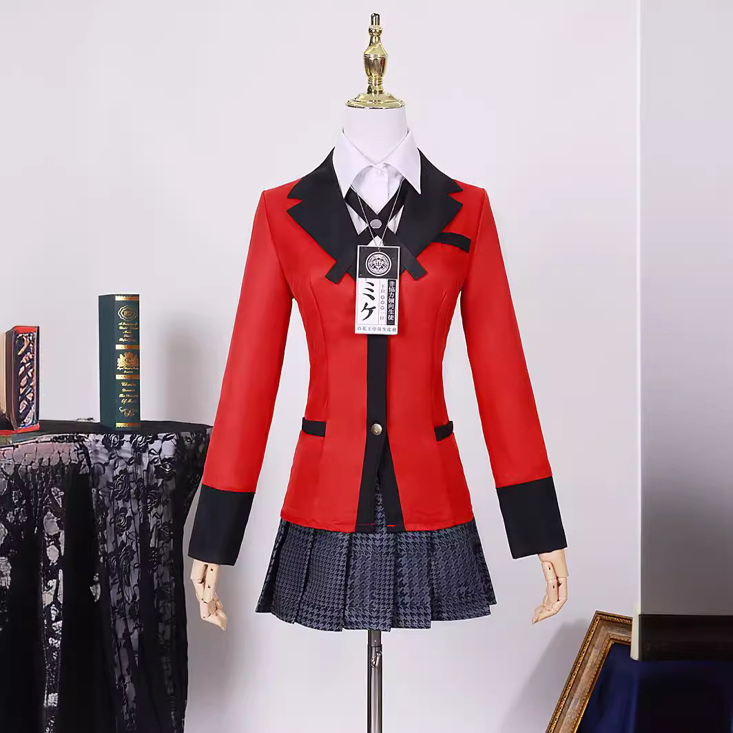 Anime Cosplay Kakegurui - Kakegurui 코스프레 의상 Yumeko Jabami Kirari