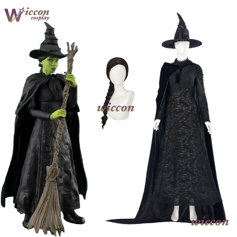 Kids Cosplay Anime - YesoK 영화 Wicked Elphaba 코스프레 의상