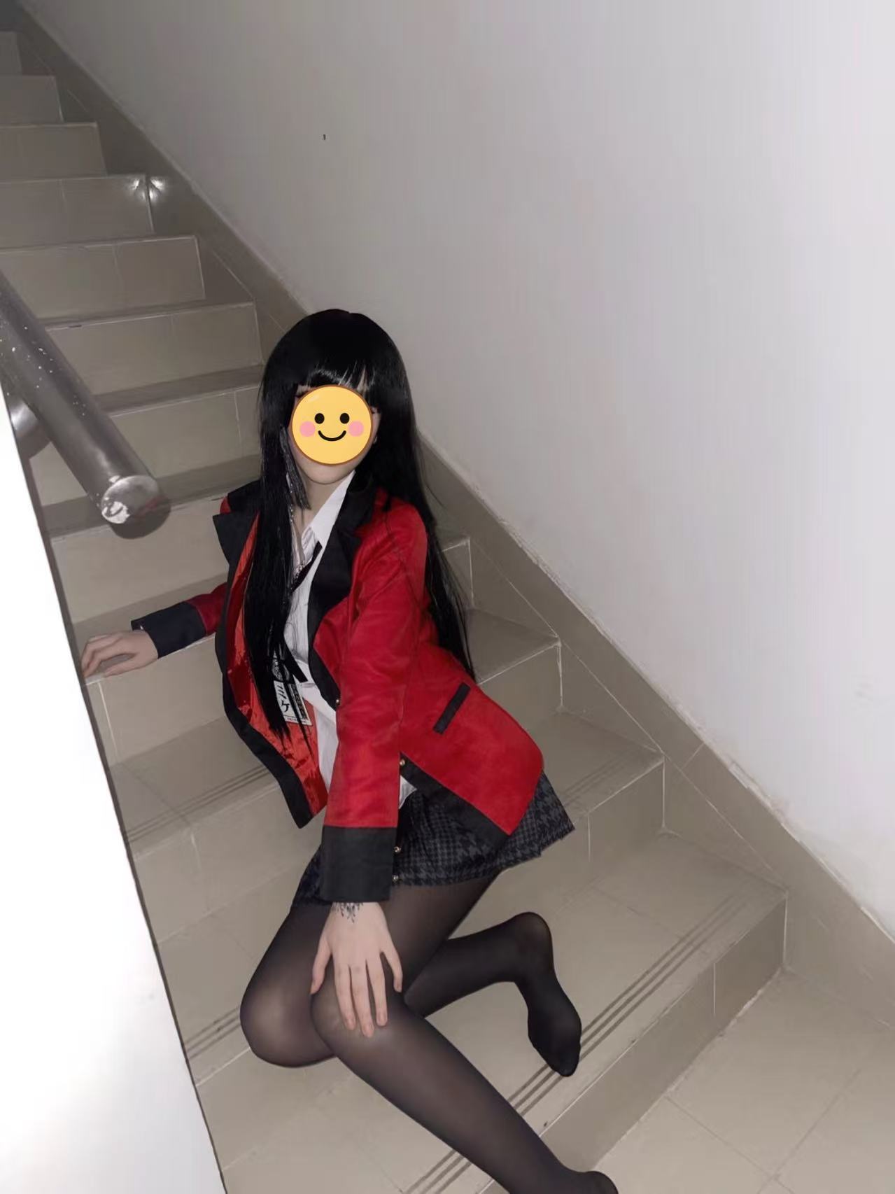 Anime Cosplay Kakegurui - 자바미 유메코 코스프레 의상 할로윈 유니폼