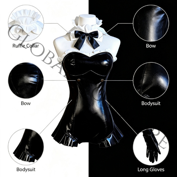 애니메이션 Re:Zero − 다른 세계에서의 삶 렘 코 - Anime Cosplay Black Girl 리뷰 및 가격