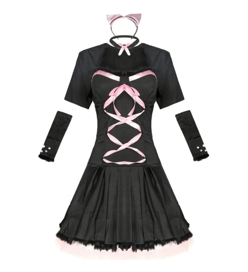 할로윈 드레스 복장 성인 검은 고양이 동물 의상 고양이 - Anime Cosplay Black Girl 리뷰 및 가격