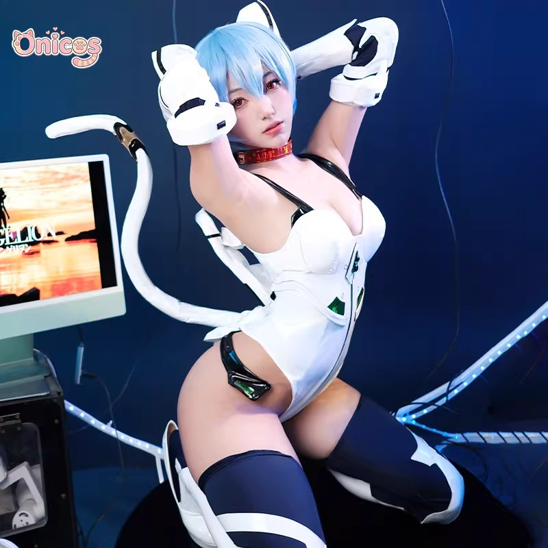 아야나미 레이 고양이 귀 애니메이션 코스프레 의상 섹시 - Anime Cosplay Swimsuit 리뷰 및 가격