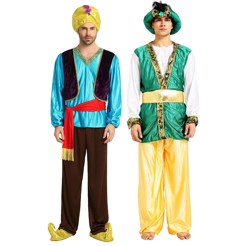 남성 코스프레 알라딘 램프 지니 중동 로브 목자 의상  - Anime Cosplay India 리뷰 및 가격