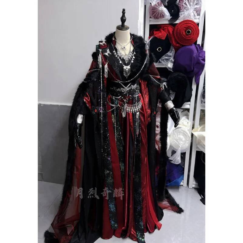 코스튬 성인 할로윈 의상 애니메이션 풀 세트 톈관치 푸 - Anime Cosplay Dress 리뷰 및 가격