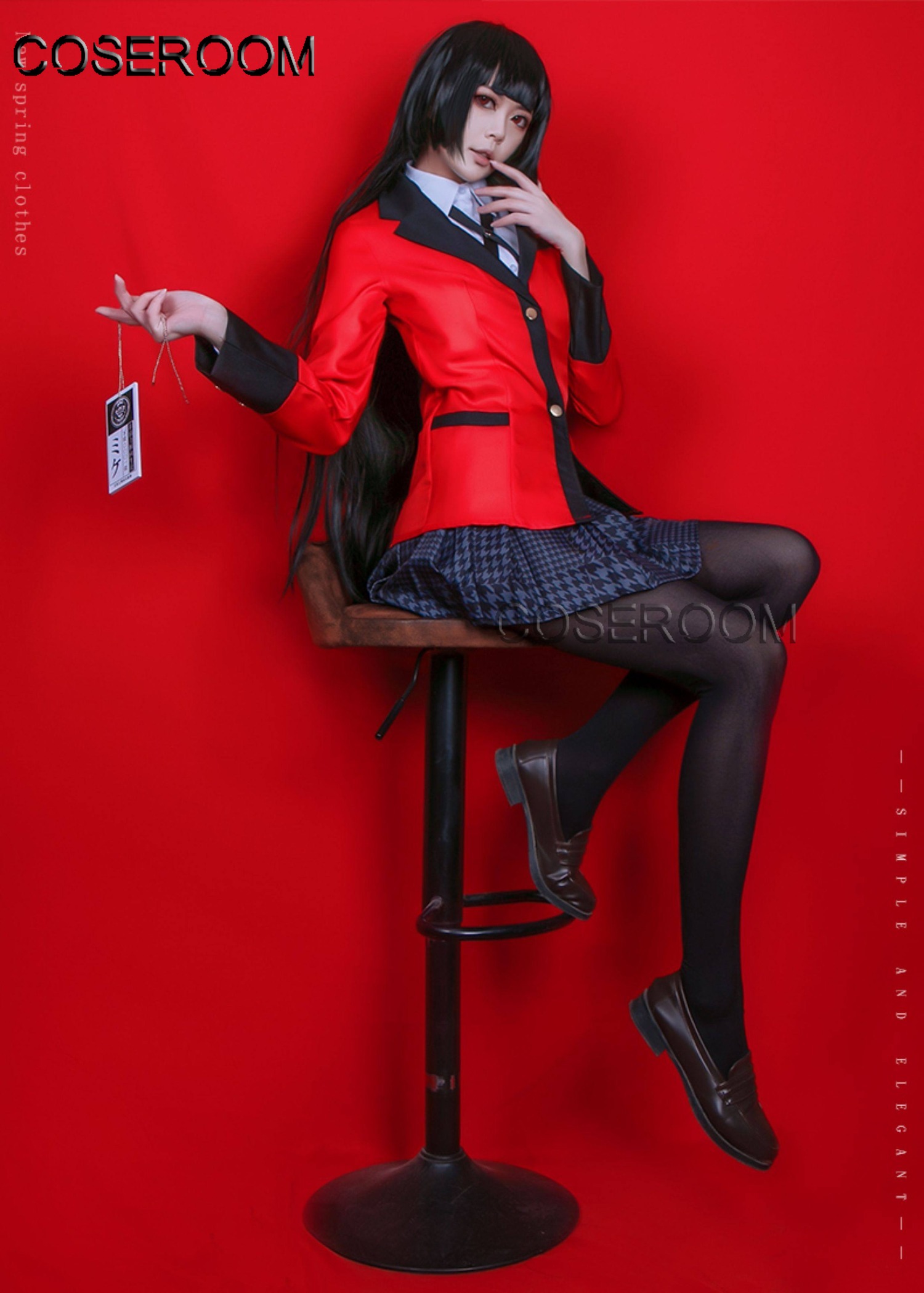 애니메이션 카케구루이 강박 도박꾼 자바미 유메코 코스프 - Anime Cosplay Kakegurui 리뷰 및 가격