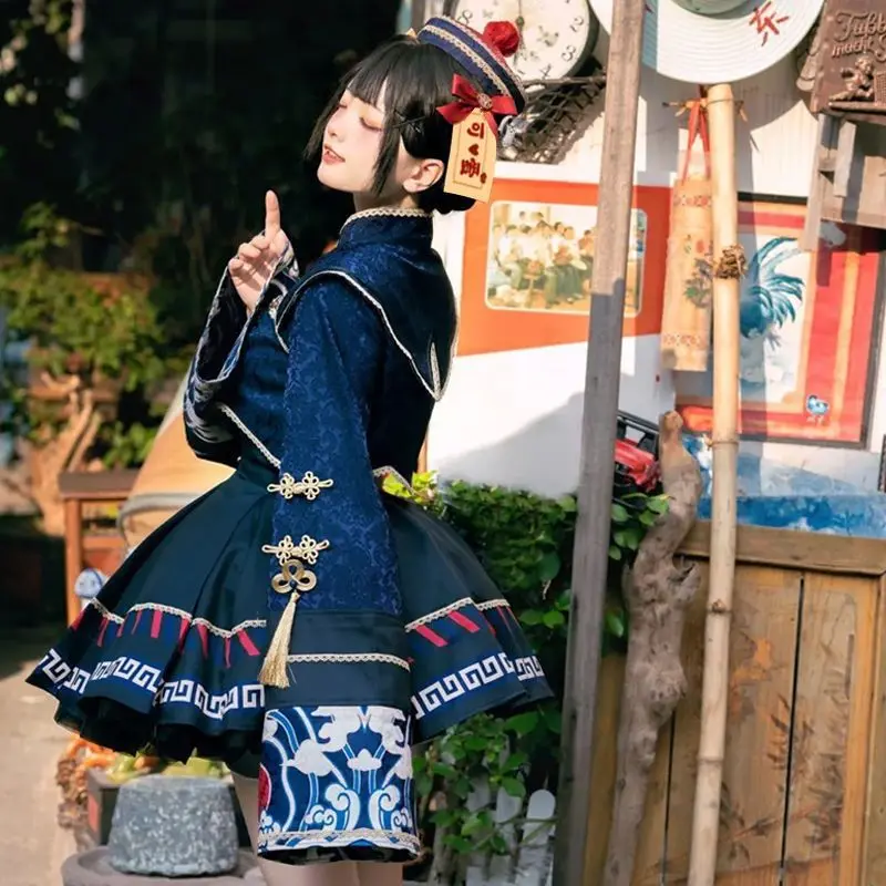 로리타 중국 스타일 달콤한 드레스 귀여운 애니메이션 좀 - Anime Cosplay Lolita 리뷰 및 가격