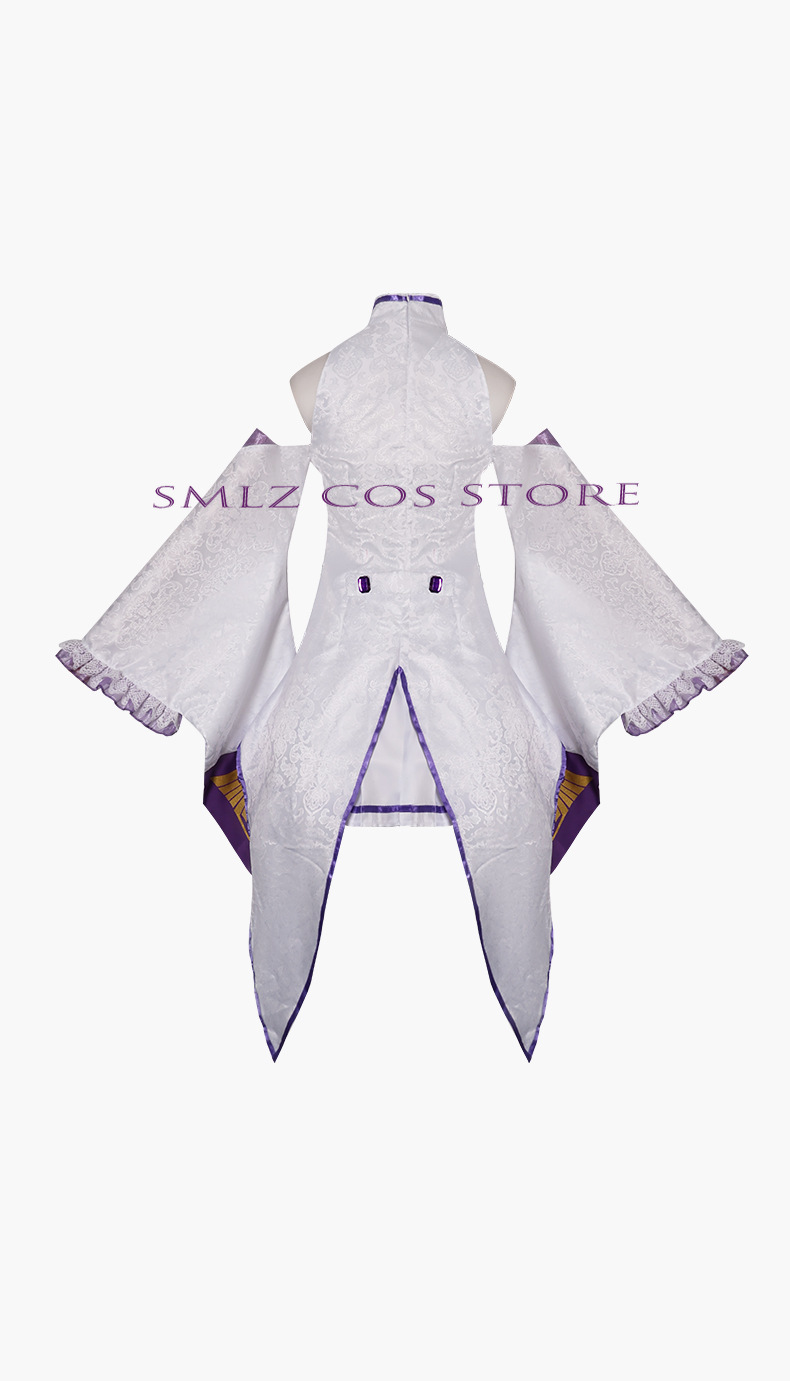 에밀리아 코스프레 애니메이션 Re Zero Kara H - Anime Cosplay Dress 리뷰 및 가격