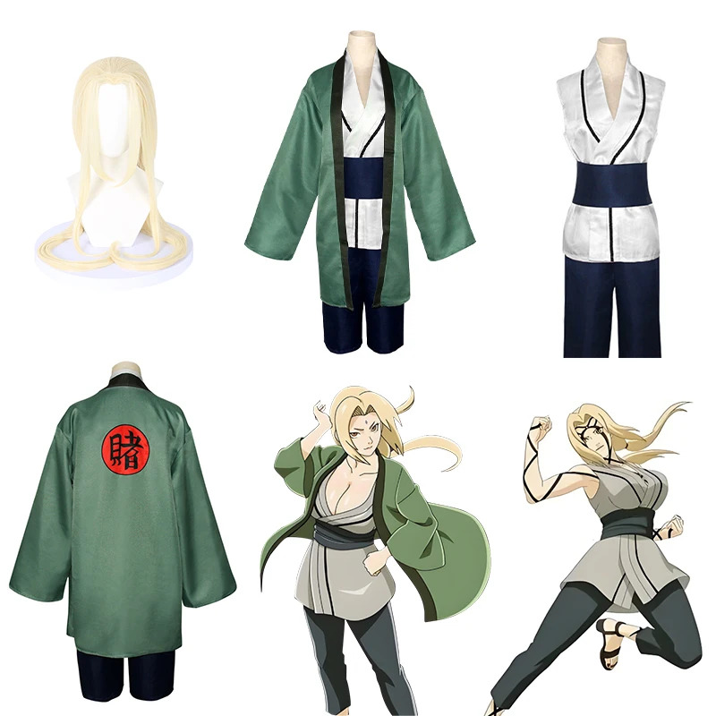 Tsunade 코스프레 의상 애니메이션 만화 소녀 여성 - Anime Cosplay Youtube Shorts 리뷰 및 가격