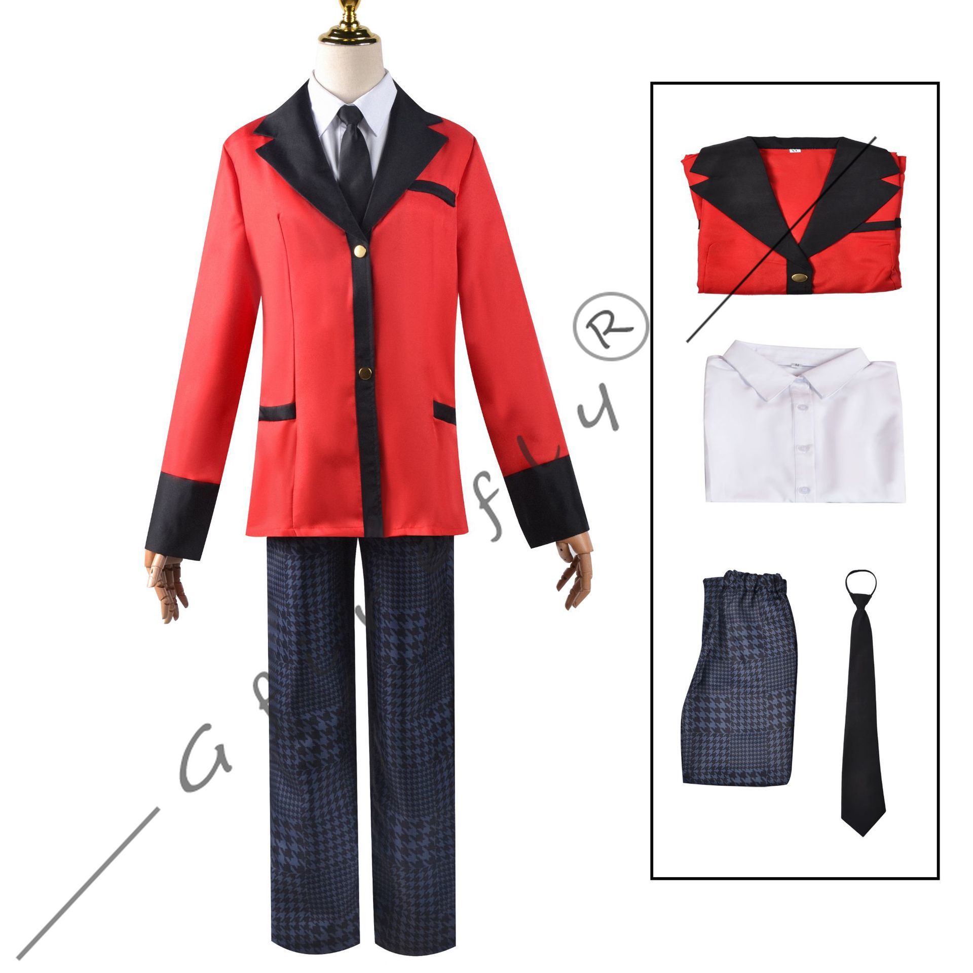 Kakegurui 코스프레 의상 Jyabami Yume - Anime Cosplay Kakegurui 리뷰 및 가격