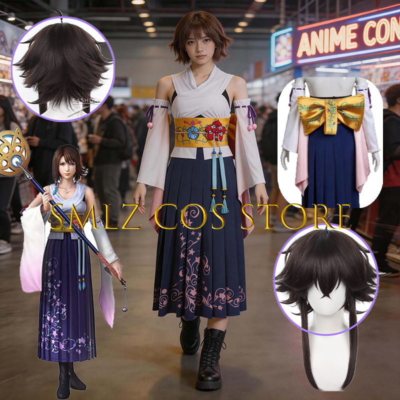 Smlz FFX 유나 코스프레 애니메이션 FF10 X  - Anime Cosplay Ladies 리뷰 및 가격