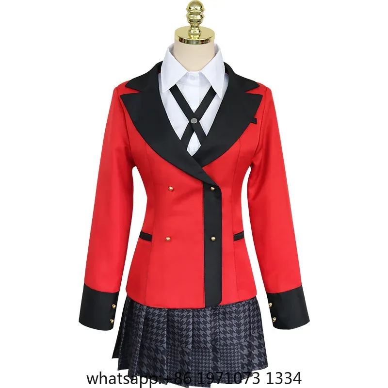 키라리 코스프레 애니메이션 카케구루이 키라리 모모바미  - Anime Cosplay Kakegurui 리뷰 및 가격