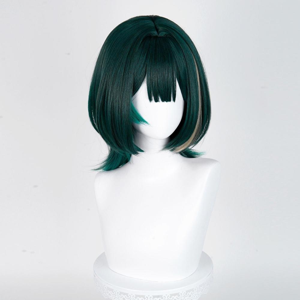 애니메이션 네페르 코스프레 가발 그린 하이라이트 가발  - Anime Cosplay Wigs 리뷰 및 가격