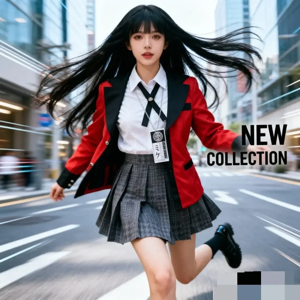 애니메이션 카케구루이 자바미 유메코 코스프레 의상 할로 - Anime Cosplay Kakegurui 리뷰 및 가격