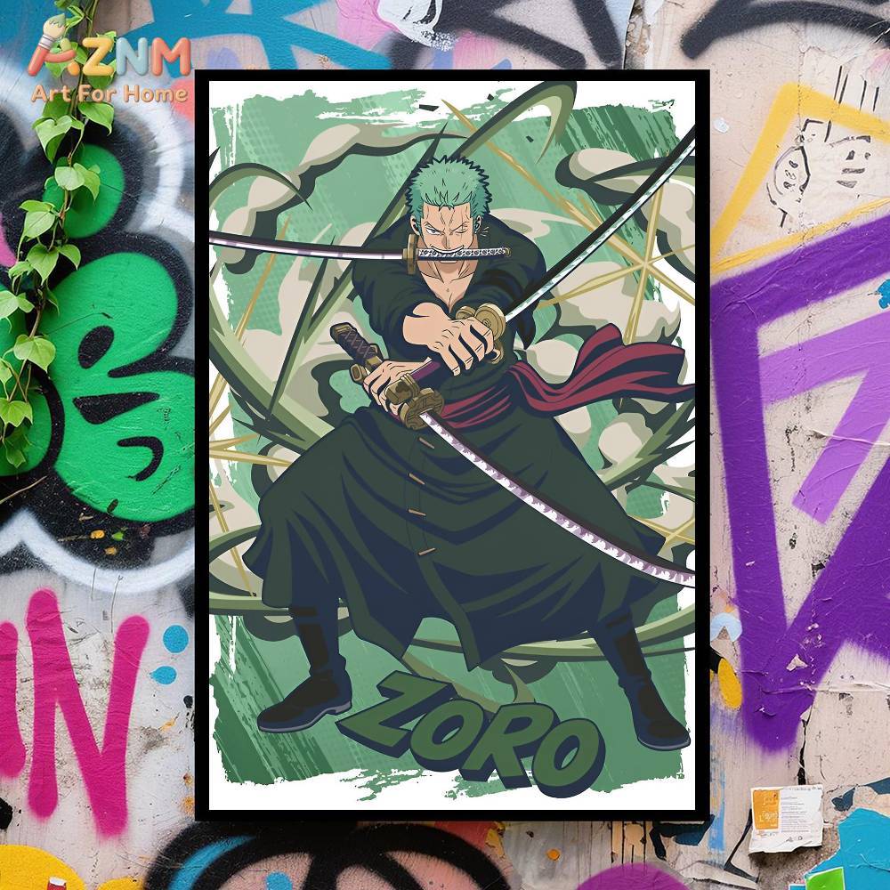 AZNM 원피스 밀짚모자 승무원 그라피티 화려한 애니메 - One Piece Straw Hat 리뷰 및 가격