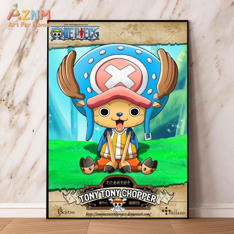 AZNM 원피스 토니토니 쵸퍼 귀여운 애니메이션 프레임 - One Piece Straw Hat 리뷰 및 가격